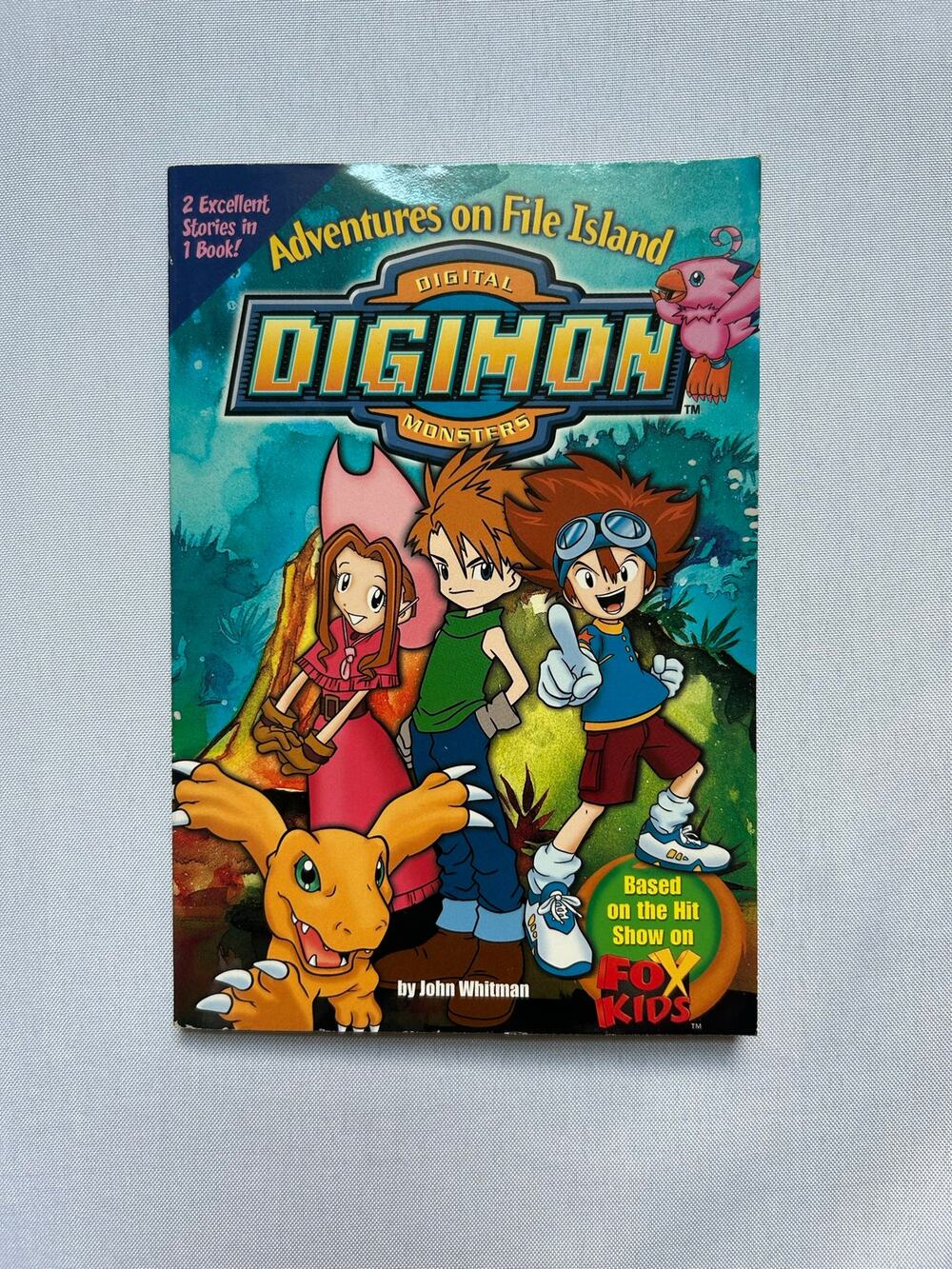 Digimon Adventures on File Island Paperback Book by John Whitman 2000